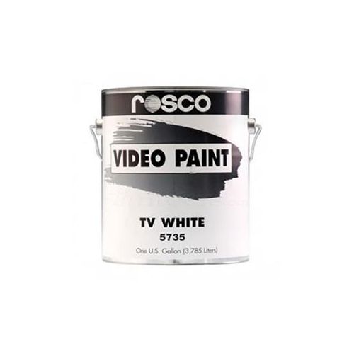  Adorama Rosco #5735 TV Paint, 1 Gallon (3.79 Liters), TV White 150057350128