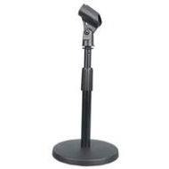 Adorama Pyle PMKSDT40 Tabletop Microphone Stand with Round Base PMKSDT40