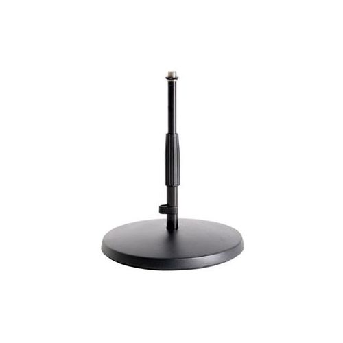  Adorama K&M 23320 Floor and Tabletop Microphone Stand, 8.5-13.6 Height, Black 23320.500.55