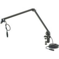 Adorama K&M 23860 Mic Desk Arm for Multimedia Studios/Broadcast Studios/Podcasts, Black 23860.311.55