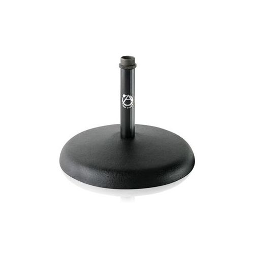  Adorama Atlas Sound DS5 Fixed Height Desktop Microphone Stand, 5, Ebony Finish DS5E