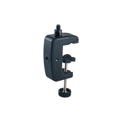  Adorama K&M 23720 Table Clamp, 5/8 Threaded Connector, Black 23720.500.55