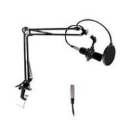 Adorama Pyle PMKSH01 Desktop Suspension Microphone Boom Stand, 2.26 Extension Arm PMKSH01