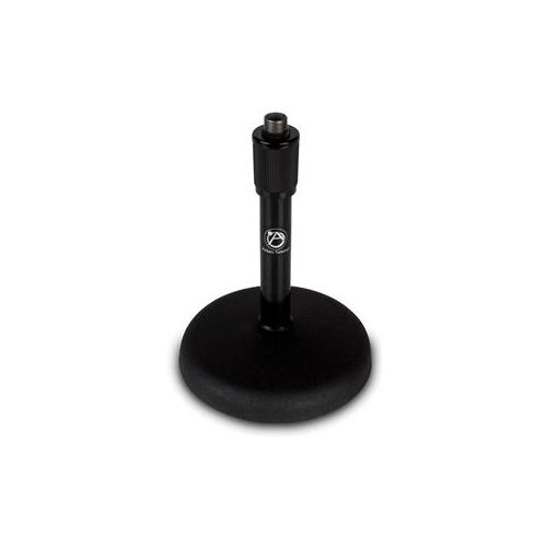  Adorama Atlas Sound DS7 Adjustable Height Desktop Microphone Stand, 8-13, Ebony Finish DS7E