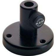 Adorama K&M 23855 Table Flange for Microphone Arm 23850/23860, Black 23855.000.55