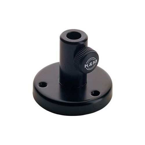  Adorama K&M 23855 Table Flange for Microphone Arm 23850/23860, Black 23855.000.55