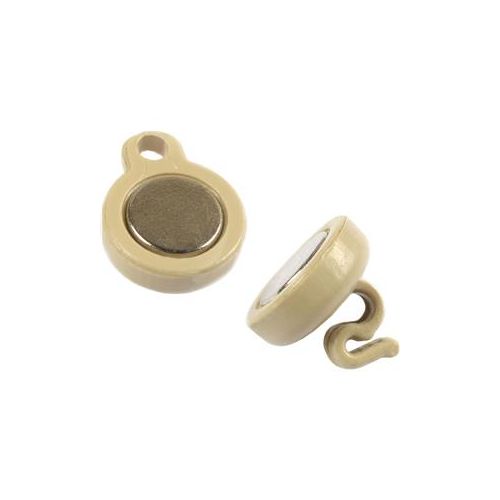  Adorama Voice Technologies Miniature Magnet Clip for VT401, VT401HS and VT403 Mic, Beige VT0315