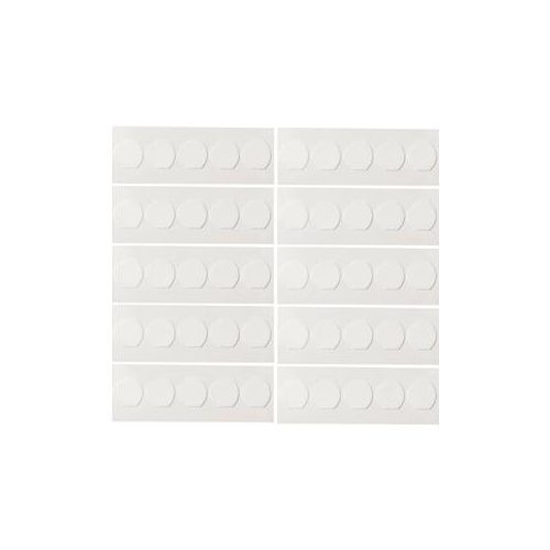  Adorama Shure Double-Sided Adhesive for TwinPlex Sticky Mounts, 50-Pack RPM40TS/50