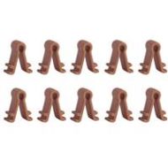 Adorama Shure RPM40SO TwinPlex Standoff for TL Lavalier Microphones, Cocoa, 10-Pack RPM40SO/C