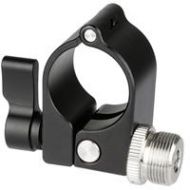 Adorama CAMVATE 25mm Rod Clamp with 5/8-27 Microphone Screw, Black Knob C2062