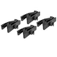 Adorama Shure RPM523 2mm Clothing Clip for WCE6B & WCB6B, 4/Pack, Black RPM523