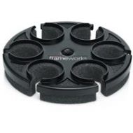 Adorama Gator Cases Frameworks Multi Microphone Tray for 6 Wired Microphones GFW-MIC-6TRAY