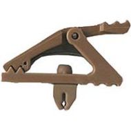 Adorama Voice Technologies Alligator Clip Holder for VT401 & VT401HS Microphones, Beige VT0272