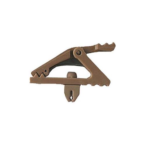  Adorama Voice Technologies Alligator Clip Holder for VT401 & VT401HS Microphones, Beige VT0272