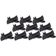 Adorama DPA Microphones 4-Way Clip for d:screet Lavalier Microphones, 10 Pack, Black SCM0013-BX