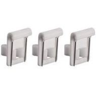 Adorama Shure Vampire Clip for TwinPlex Lavalier Microphones, White, 3-Pack RPM40VM/W