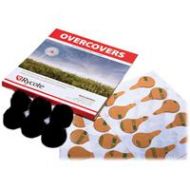 Adorama Rycote 6x Fur Discs Overcovers with 30x Stickies for Lavalier Mics, Black 065520