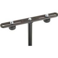 Adorama K&M 23550 Aluminum Microphone Bar, 2.3-6.7 Adjustable Height, Black 23550.500.55