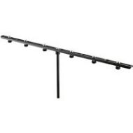 Adorama K&M 23560 Microphone Bar with 5/8 Locking Screws, Black 23560.500.55