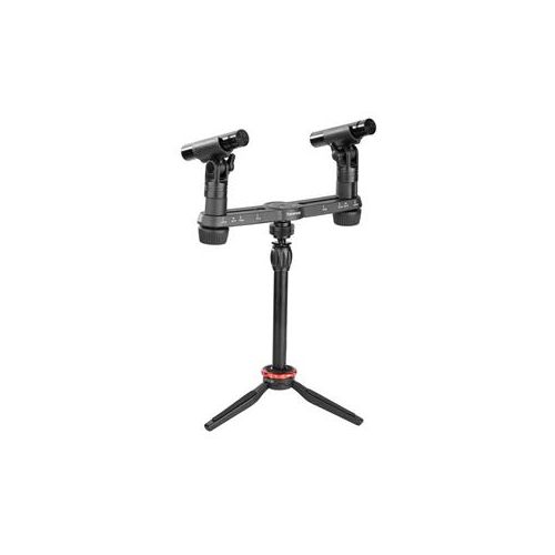  Adorama Saramonic SR-MSM500 Dual Adjustable Stereo Bar Microphone Mount SR-MSM500