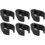 Adorama WindTech CC-6 Mic Stand Cable Clips for Cables to 7/8-1 Mic Stands, 6-Pack CC-6