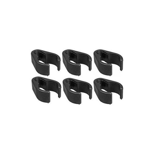  Adorama WindTech CC-6 Mic Stand Cable Clips for Cables to 7/8-1 Mic Stands, 6-Pack CC-6