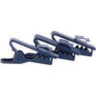 Adorama WindTech TC-7 Tie Clips for 1 to 2mm Lapel Microphones, Set of 3 TC7