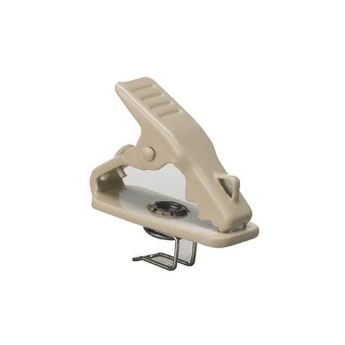  Adorama Audio-Technica AT8420-TH Lavalier Microphone Clip, Beige AT8420-TH