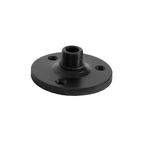  Adorama On-Stage TM08 Deluxe Podium Flange Mount with Rubber Base, Black TM08B