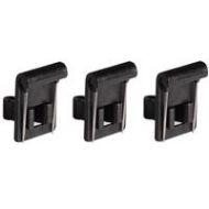 Adorama Shure Vampire Clip for TwinPlex Lavalier Microphones, Black, 3-Pack RPM40VM/B