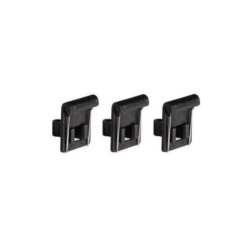  Adorama Shure Vampire Clip for TwinPlex Lavalier Microphones, Black, 3-Pack RPM40VM/B