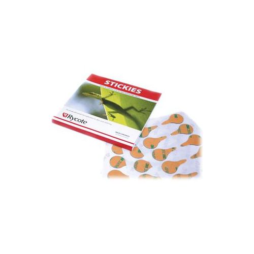  Adorama Rycote Adhesive Stickies Pads for Lavalier Microphones, 100 Pack 065530