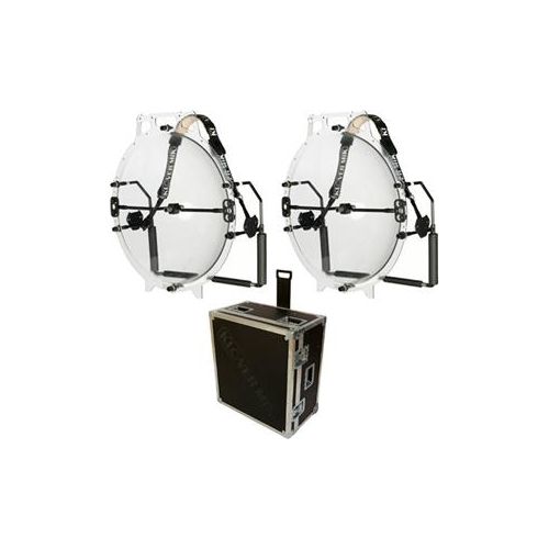  Adorama Klover MiK 26 Dual Parabolic Collector with Road Case KM-26-K-KK-DUAL