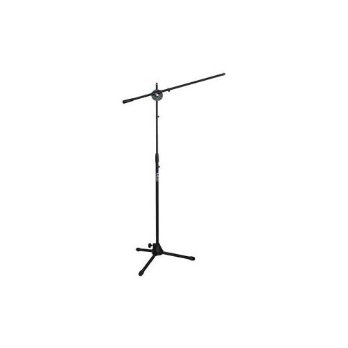  Adorama Audio 2000s Floor Tripod Stand with Boom, Holds 2x Microphone, Black AST4322B