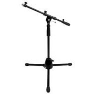 Adorama Hosa Technology Short Microphone Stand, Tripod Base, Black MSB-382BK