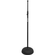 Adorama Audio 2000s Floor Mic Stand with Cast-Iron Round Base, 33.5 - 61 Height, Black AST427B