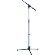 Adorama K&M 27195 Microphone Stand with Extendable Boom Arm, 35.43-62.99 Height, Black 27195.500.55