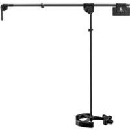 Adorama Latch Lake micKing 2200 Big Foot Large Base Boom Microphone Stand, Black MK2200BFBK