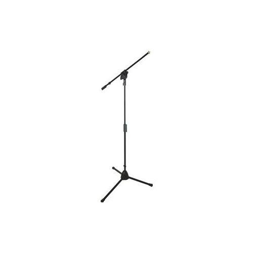  Adorama Quick lok A-512 Pro Series Heavy-Duty Tripod-Base Mic Stand with Fixed Boom A512