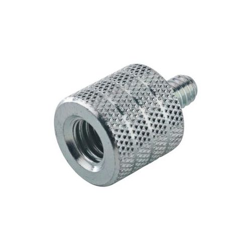  Adorama K&M 21920 Zinc-Plated Thread Adapter with Knurled Surface 21920.000.29