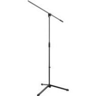 Adorama K&M 255 Tripod Microphone Stand, 2x Telescoping Boom Arm, 34.2-61 Height, Black 25500.500.55