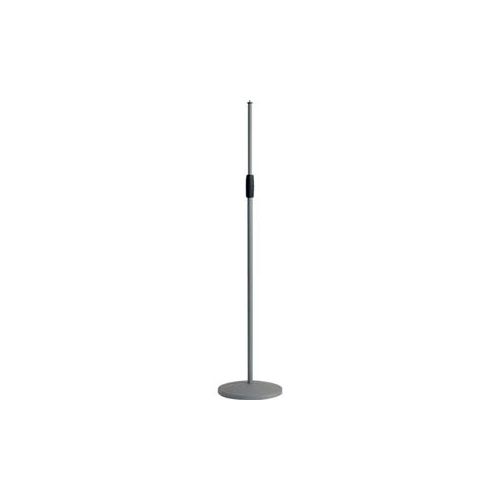  Adorama K&M 26010 Soft Touch Round Base Microphone Stand, 34.2-62 Height, Gray 26010.500.87