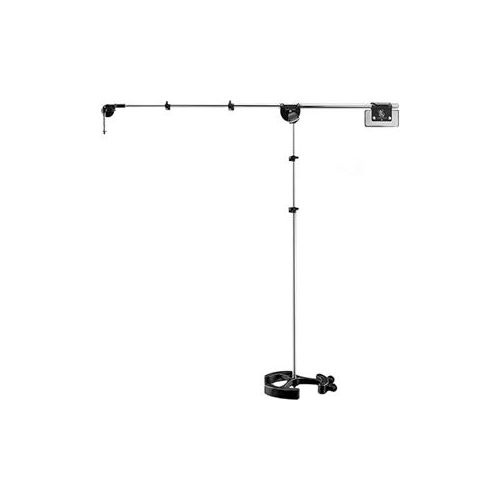  Adorama Latch Lake micKing 3300 Boom Microphone Stand, Chrome MK3300CH