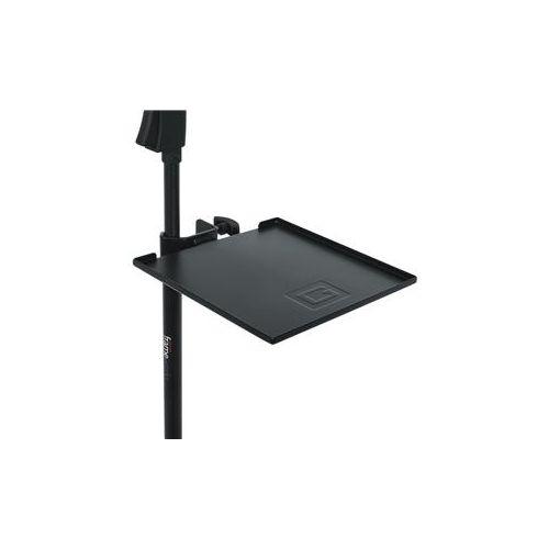  Adorama Gator Cases Small Microphone Stand Clamp-On Utility Shelf, 10 Lbs Capacity GFW-SHELF0909