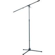 Adorama K&M 21021 Overhead Tripod Microphone Stand with Boom, 44.09-79.13 Height, Black 21021.500.55