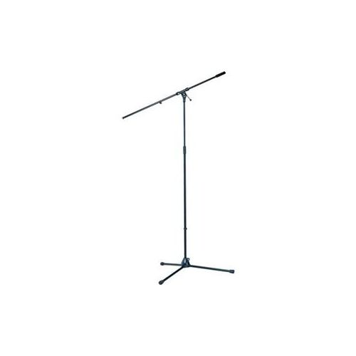  Adorama K&M 21021 Overhead Tripod Microphone Stand with Boom, 44.09-79.13 Height, Black 21021.500.55