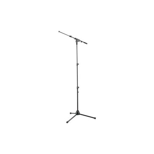  Adorama K&M 252 Microphone Stand with Boom Arm, 16.7-28.5 Adjustable Height, Black 25200.500.55