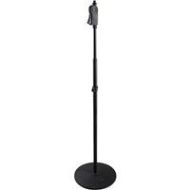 Adorama Gator Cases Frameworks 12 Round Base Mic Stand with Deluxe One-Handed Clutch GFW-MIC-1201