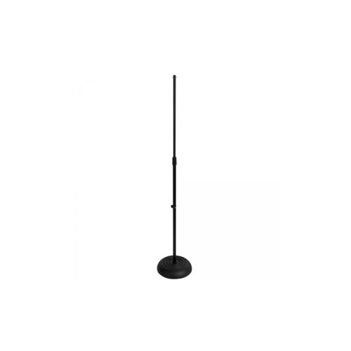  On-Stage MS7201B Round Base Microphone Stand, Black MS7201B - Adorama