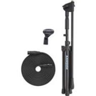 Adorama Samson MK10 Plus Microphone Boom Stand with 18 XLR Cable and Mic Clip SAMK10X